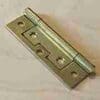 3 INCH BRASS PLATED NON MORTISE HINGE BETWEEN DOOR AND CABINET HS-2663P