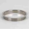 6X1 INCH POLISHED STAINLESS STEEL TRASH TRIM RING GROMMET COUNTERTOP TRIM RING HC-6143-179