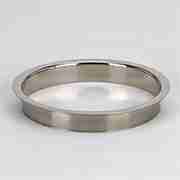 6X1 INCH POLISHED STAINLESS STEEL TRASH TRIM RING GROMMET COUNTERTOP TRIM RING HC-6143-179
