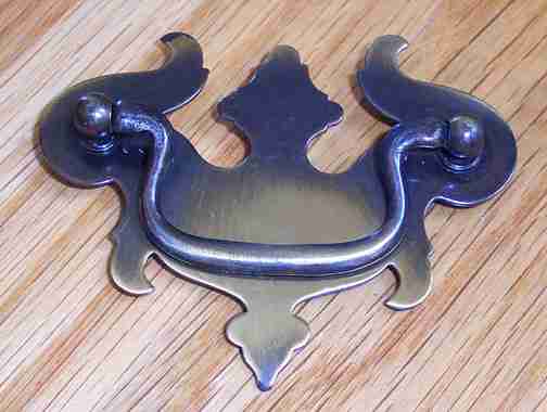 ANTIQUE BRASS CHIPPENDALE DRAWER PULL TR-TA51111D