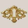 KEYHOLE COVER BRASS B-0226
