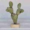 Paddle Cactus In Metal And Wood
