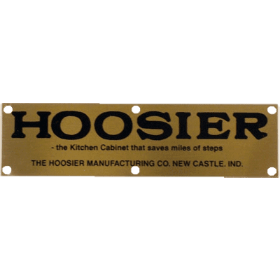 Hoosier Cabinet Labels