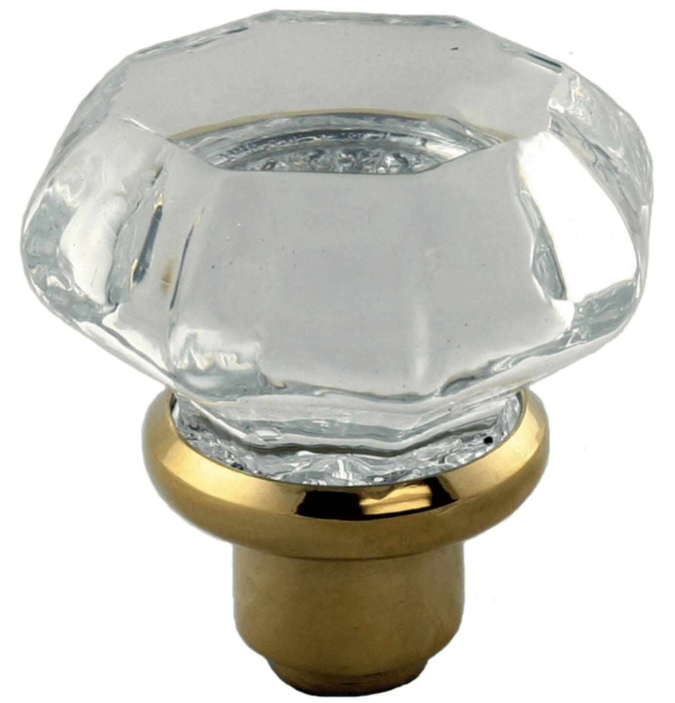Brass Base Glass Doorknob
