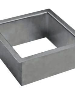 6" Square Stainless Steel Grommet
